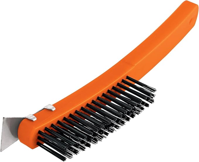 CEPILLO DE ALAMBRE CON ESPÁTULA 4X16