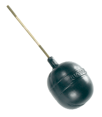 FLOTADOR W.C. PLASTICO # 4 CON VARILLA