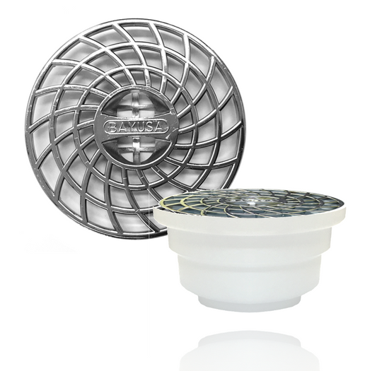 COLADERA UNIV. REJILLA TORBELLINO CROMADA BAYUSA