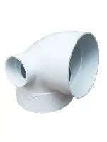 CODO CON SALIDA LATERAL PVC SANITARIA 4" X 90