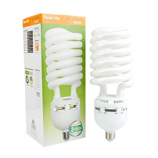 FOCO ESPIRAL 100 W COLOR BLANCO TECNOLITE