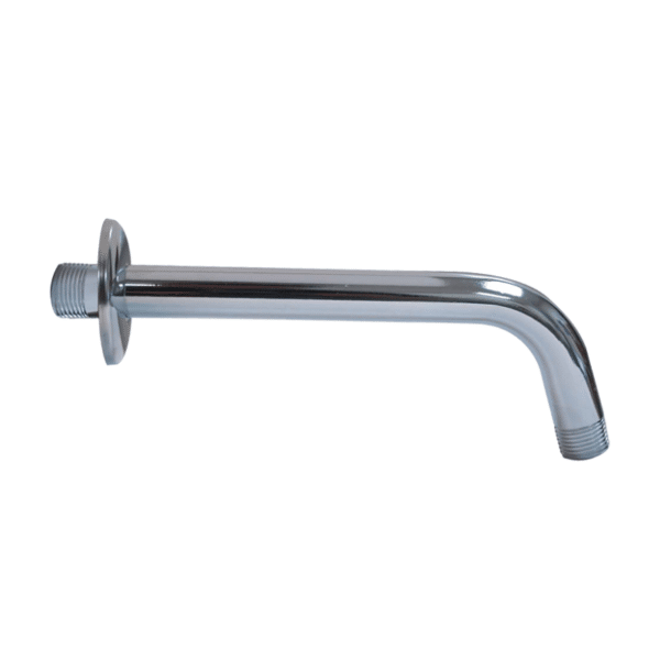 BRAZO REDONDO PARA REGADERA CON CHAPETÓN 21 CM RUGO