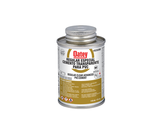 OATEY CEMENTO DORADO TRANSPARENTE PARA PVC 118 ML