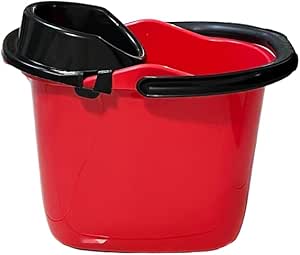 CUBETA CON EXPRIMIDOR DE PLÁSTICO 17 LITROS